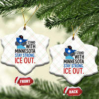 Minnesota Pride Common Loon Ceramic Ornament Stand With Minnesota Ice Out