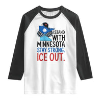 Minnesota Pride Common Loon Raglan Shirt Stand With Minnesota Ice Out