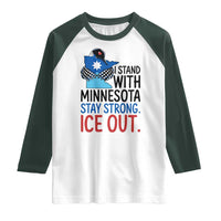 Minnesota Pride Common Loon Raglan Shirt Stand With Minnesota Ice Out