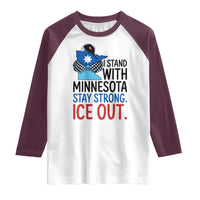 Minnesota Pride Common Loon Raglan Shirt Stand With Minnesota Ice Out