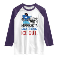 Minnesota Pride Common Loon Raglan Shirt Stand With Minnesota Ice Out