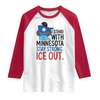 Minnesota Pride Common Loon Raglan Shirt Stand With Minnesota Ice Out