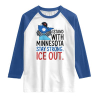 Minnesota Pride Common Loon Raglan Shirt Stand With Minnesota Ice Out