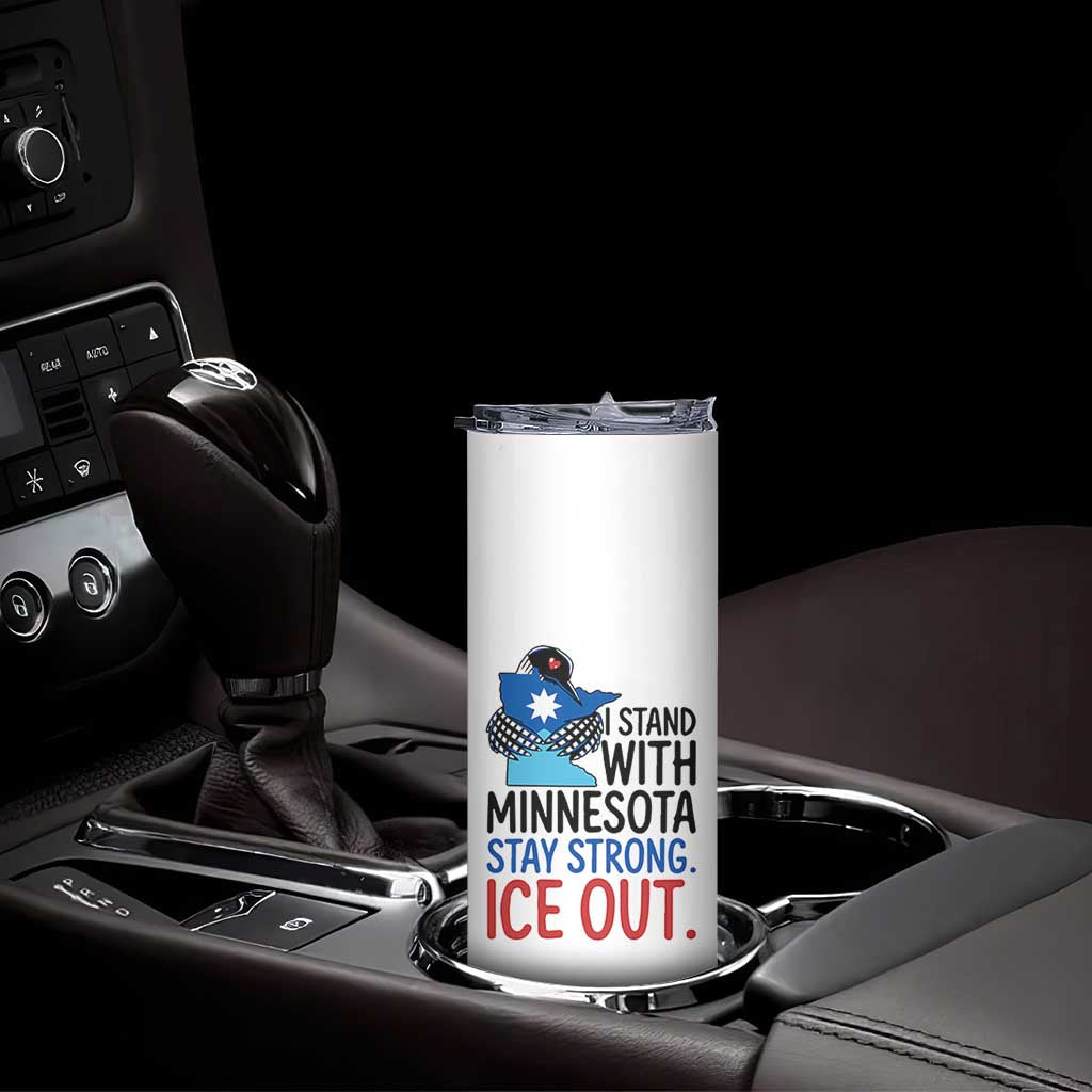 Minnesota Pride Common Loon Skinny Tumbler Stand With Minnesota Ice Out