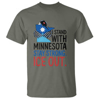 Minnesota Pride Common Loon T Shirt Stand With Minnesota Ice Out