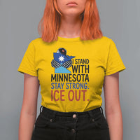 Minnesota Pride Common Loon T Shirt For Women Stand With Minnesota Ice Out