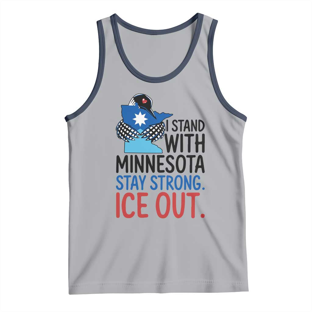 Minnesota Pride Common Loon Tank Top Stand With Minnesota Ice Out