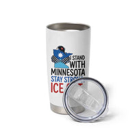 Minnesota Pride Common Loon Tumbler Cup Stand With Minnesota Ice Out