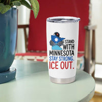 Minnesota Pride Common Loon Tumbler Cup Stand With Minnesota Ice Out