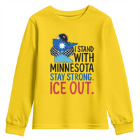 Minnesota Pride Common Loon Youth Sweatshirt Stand With Minnesota Ice Out