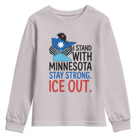 Minnesota Pride Common Loon Youth Sweatshirt Stand With Minnesota Ice Out