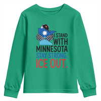 Minnesota Pride Common Loon Youth Sweatshirt Stand With Minnesota Ice Out