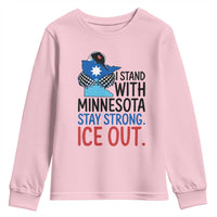 Minnesota Pride Common Loon Youth Sweatshirt Stand With Minnesota Ice Out