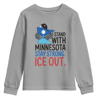Minnesota Pride Common Loon Youth Sweatshirt Stand With Minnesota Ice Out