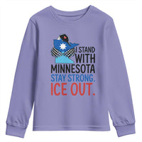 Minnesota Pride Common Loon Youth Sweatshirt Stand With Minnesota Ice Out
