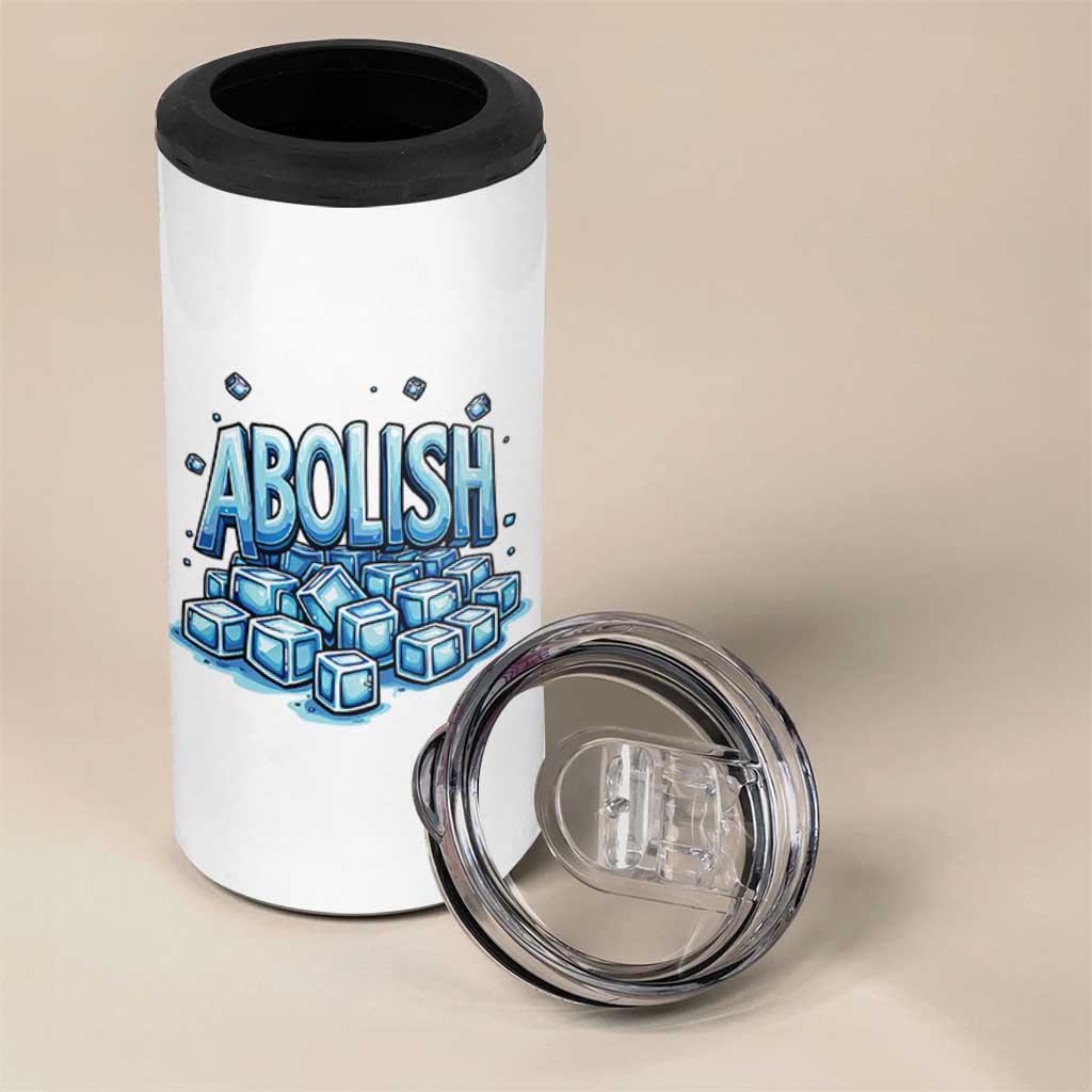 Abolish Ice 4 in 1 Can Cooler Tumbler Minnesota Resistance Protest