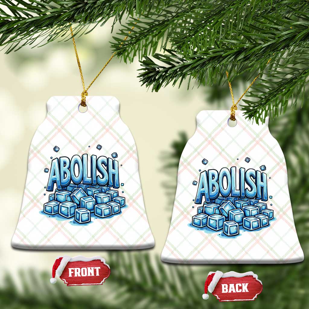 Abolish Ice Ceramic Ornament Minnesota Resistance Protest