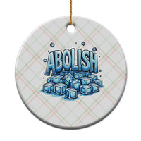 Abolish Ice Ceramic Ornament Minnesota Resistance Protest