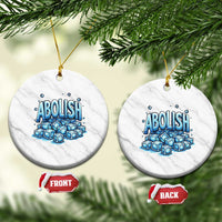 Abolish Ice Ceramic Ornament Minnesota Resistance Protest