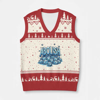 Abolish Ice V-Neck Knit Sweater Vest Minnesota Resistance Protest