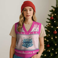 Abolish Ice V-Neck Knit Sweater Vest Minnesota Resistance Protest