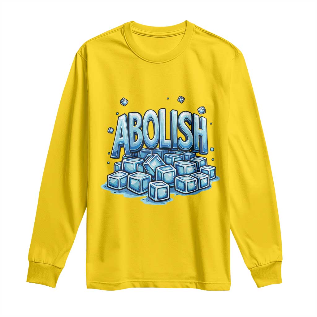 Abolish Ice Long Sleeve Shirt Minnesota Resistance Protest