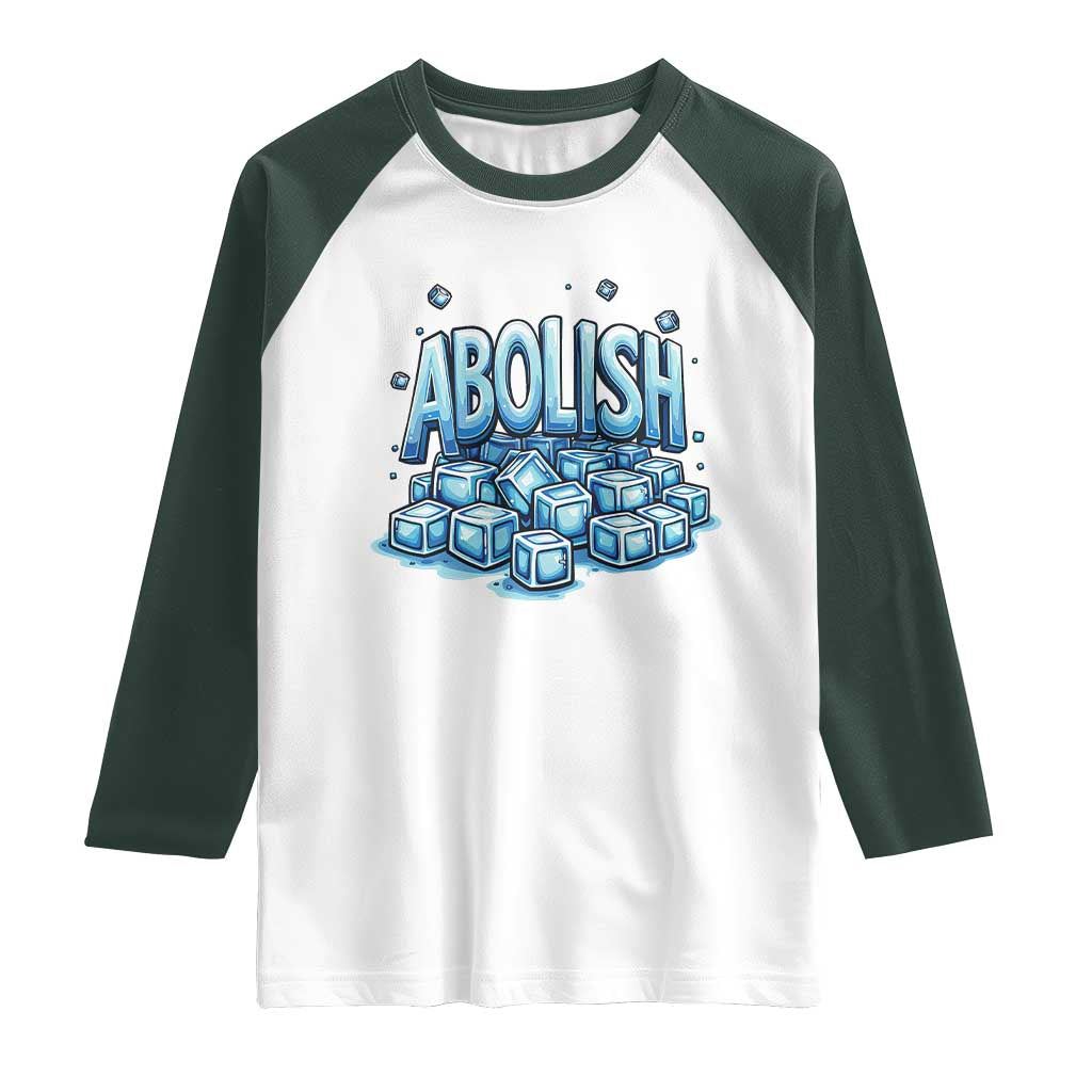 Abolish Ice Raglan Shirt Minnesota Resistance Protest