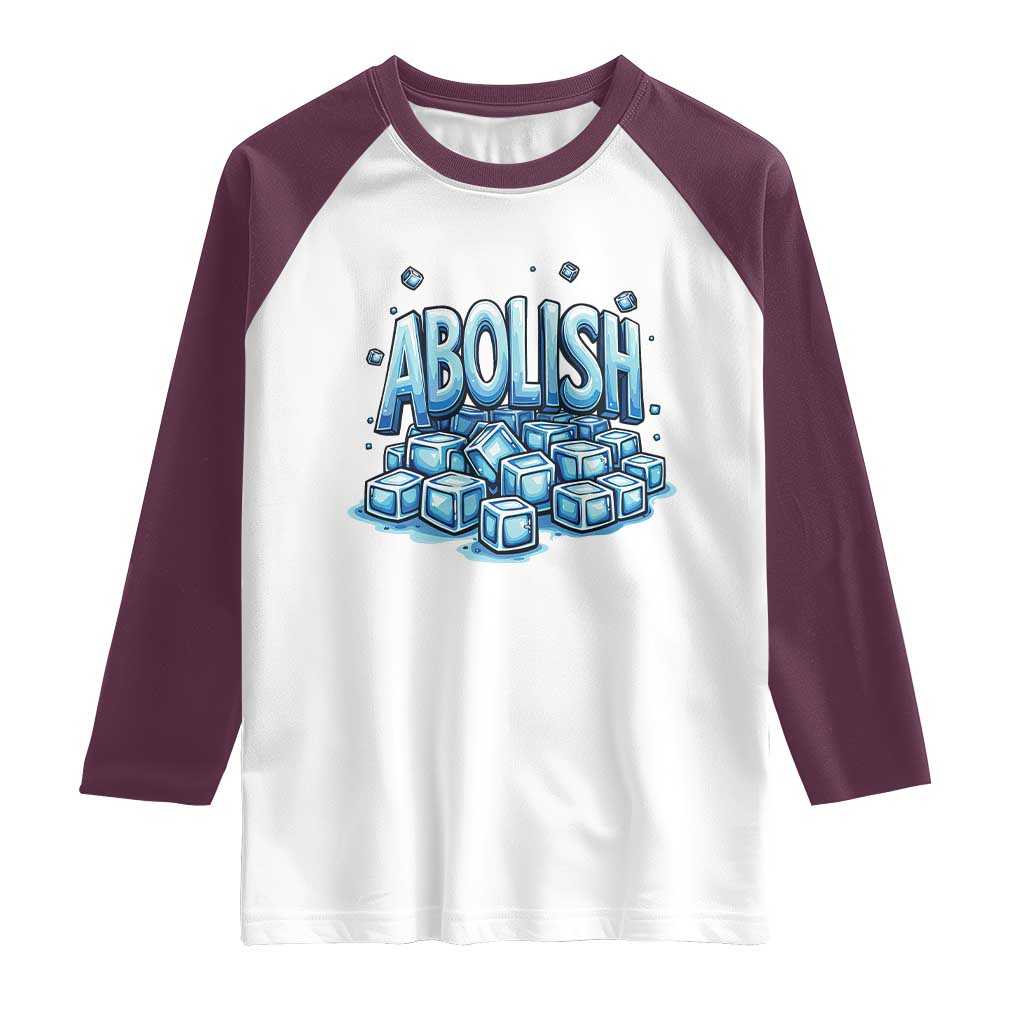 Abolish Ice Raglan Shirt Minnesota Resistance Protest