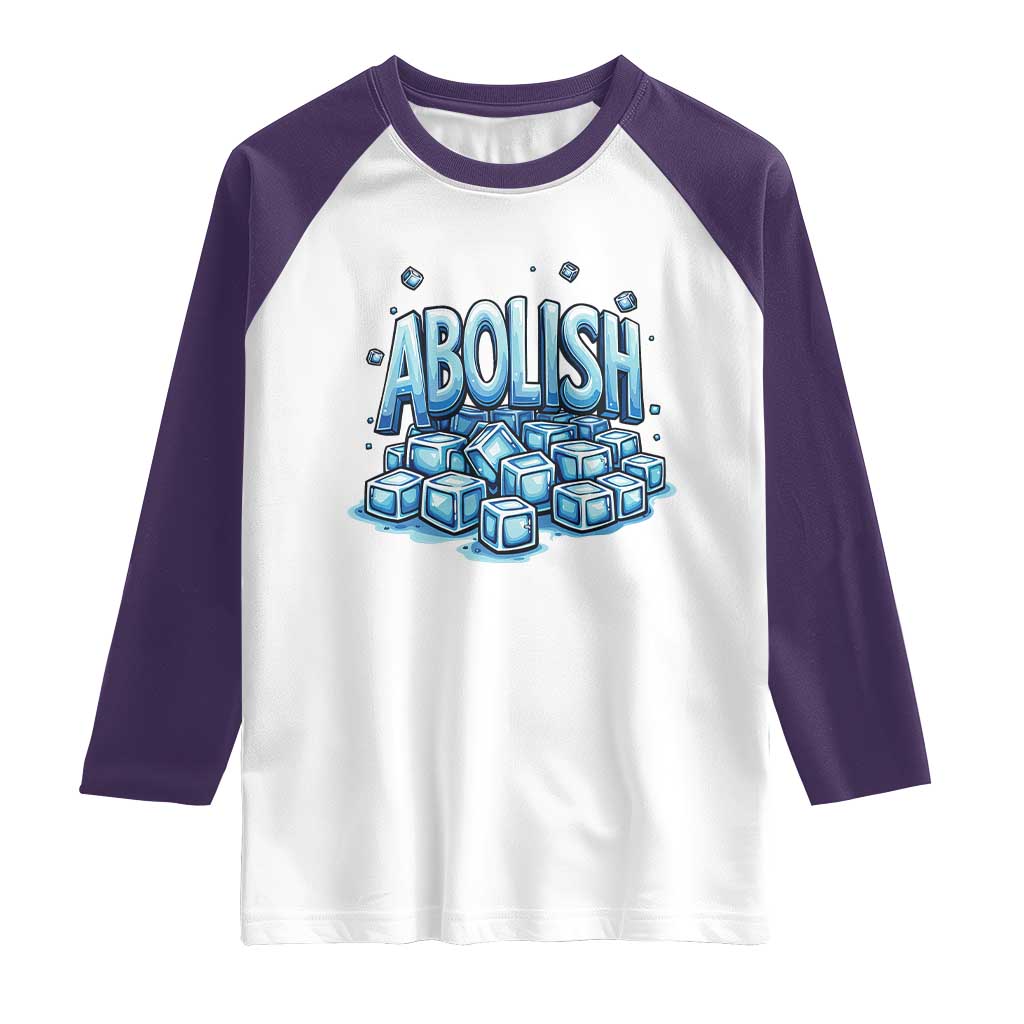 Abolish Ice Raglan Shirt Minnesota Resistance Protest