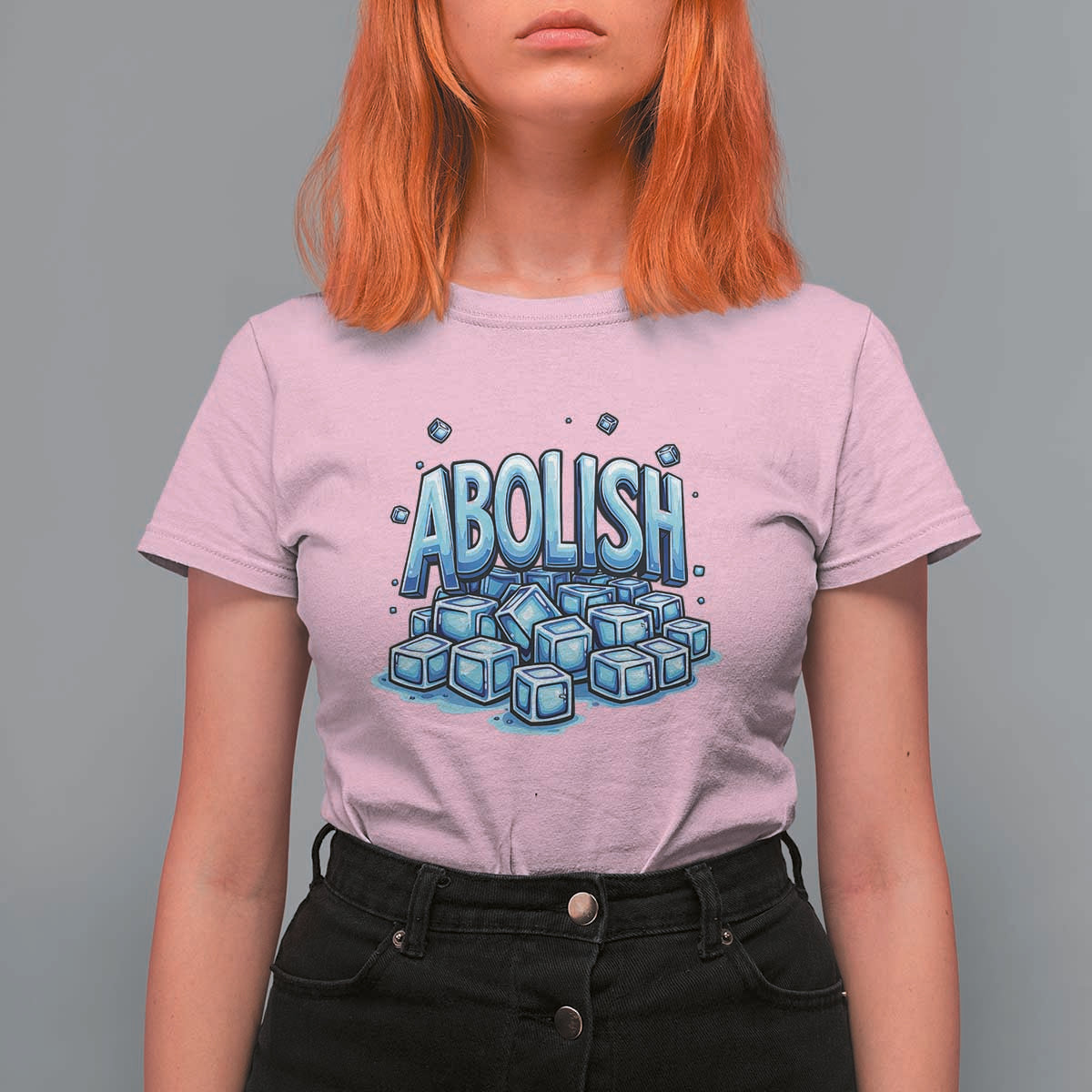 Abolish Ice T Shirt For Women Minnesota Resistance Protest