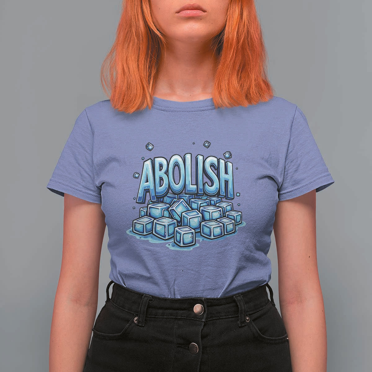 Abolish Ice T Shirt For Women Minnesota Resistance Protest