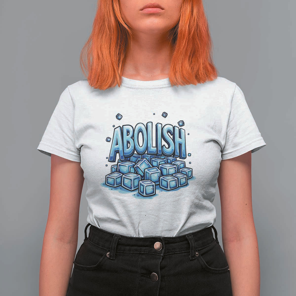 Abolish Ice T Shirt For Women Minnesota Resistance Protest