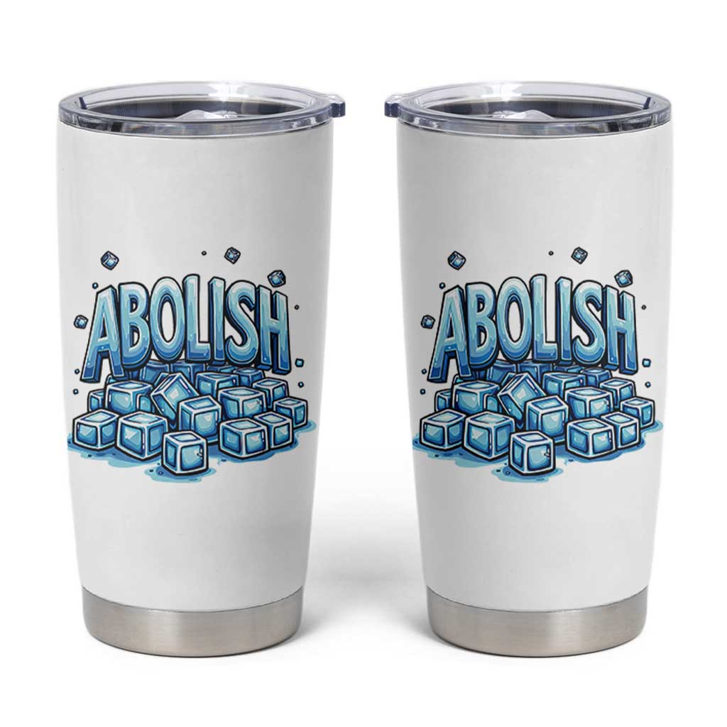 Abolish Ice Tumbler Cup Minnesota Resistance Protest