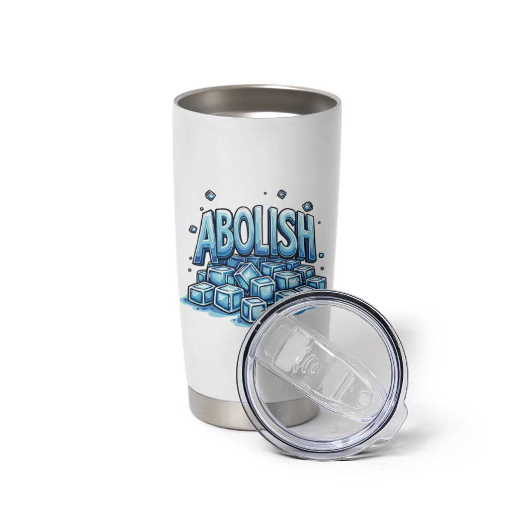Abolish Ice Tumbler Cup Minnesota Resistance Protest