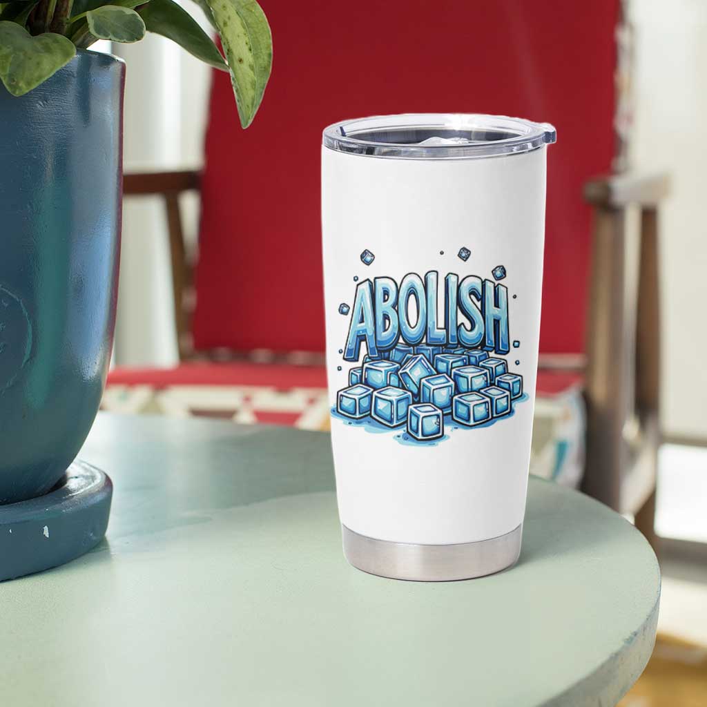 Abolish Ice Tumbler Cup Minnesota Resistance Protest