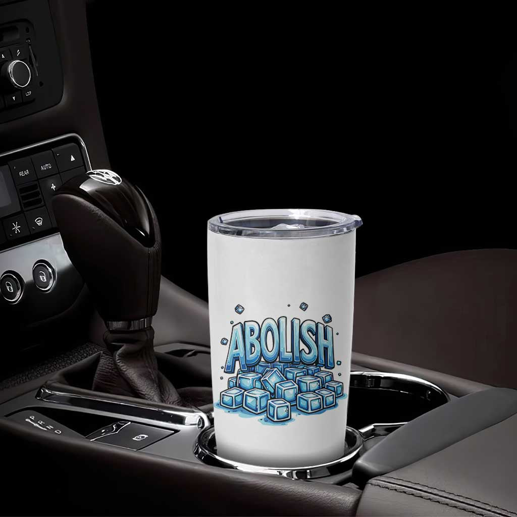 Abolish Ice Tumbler Cup Minnesota Resistance Protest