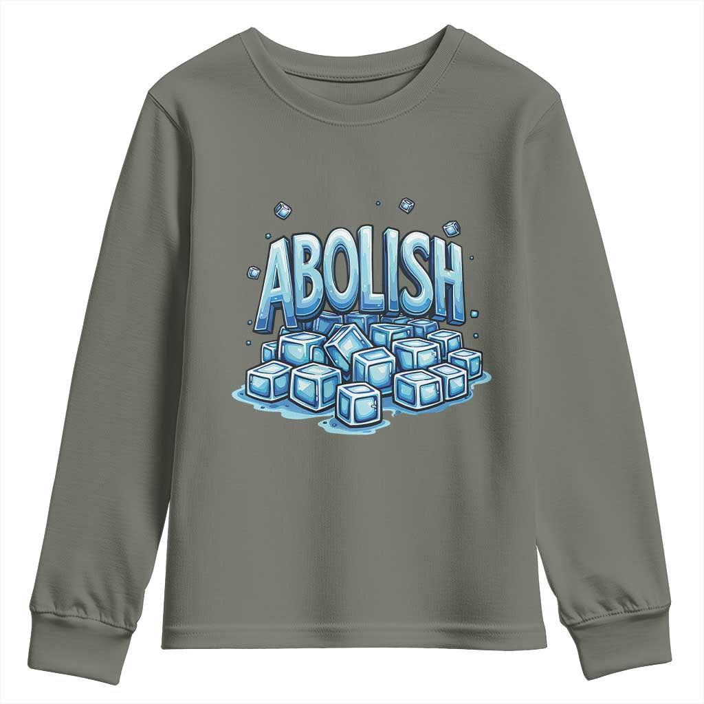 Abolish Ice Youth Sweatshirt Minnesota Resistance Protest
