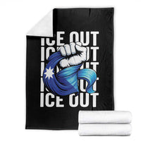Minnesota Ice Out Throw Blanket Anti Ice Movement Protest