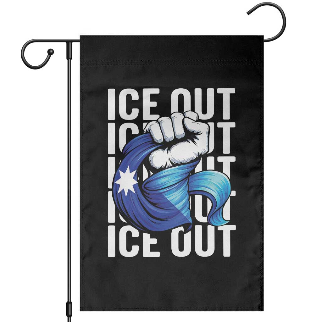 Minnesota Ice Out Garden Flag Anti Ice Movement Protest