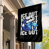 Minnesota Ice Out Garden Flag Anti Ice Movement Protest