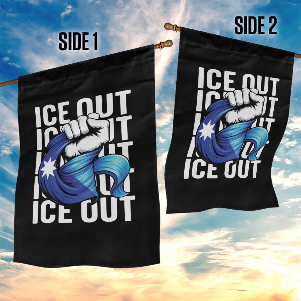 Minnesota Ice Out Garden Flag Anti Ice Movement Protest