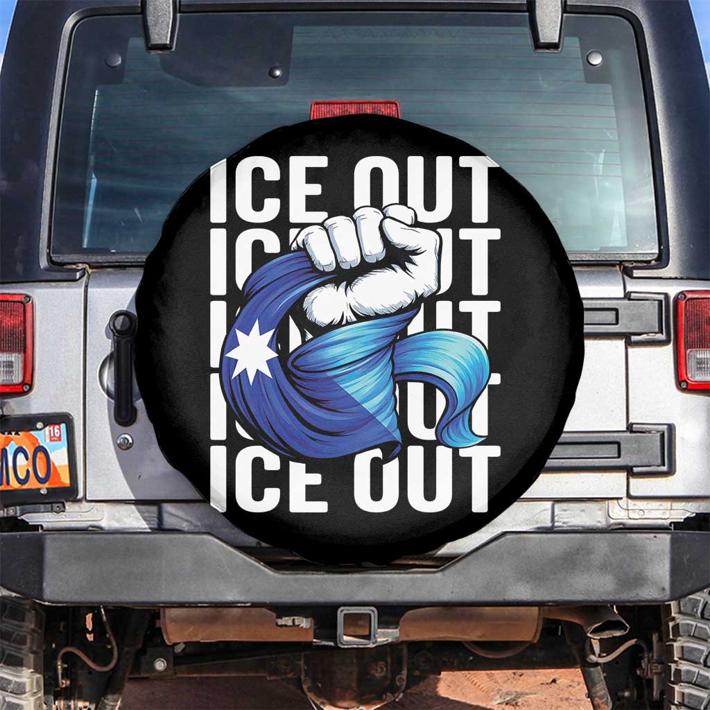 Minnesota Ice Out Spare Tire Cover Anti Ice Movement Protest