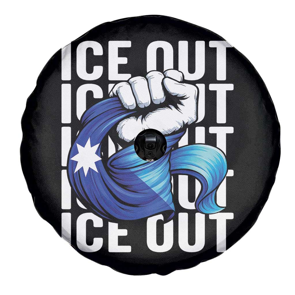 Minnesota Ice Out Spare Tire Cover Anti Ice Movement Protest