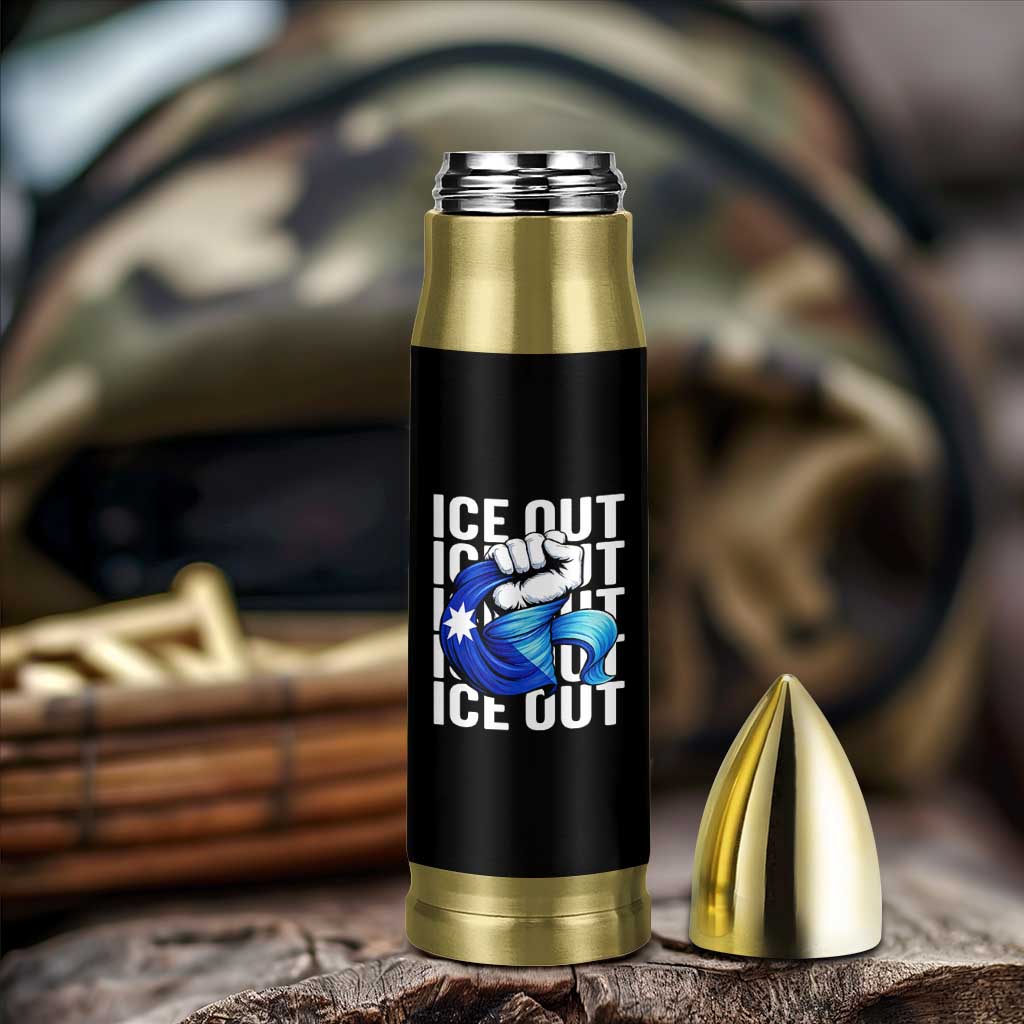 Minnesota Ice Out Bullet Tumbler Anti Ice Movement Protest