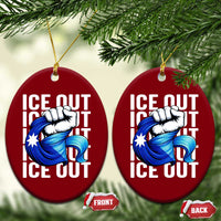 Minnesota Ice Out Ceramic Ornament Anti Ice Movement Protest