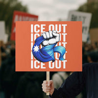 Minnesota Ice Out Protest Sign Anti Ice Movement Protest