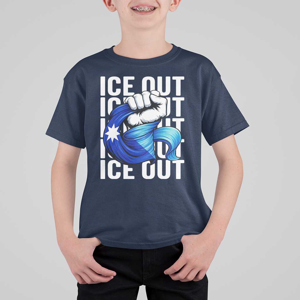 Minnesota Ice Out T Shirt For Kid Anti Ice Movement Protest
