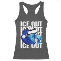 Minnesota Ice Out Racerback Tank Top Anti Ice Movement Protest