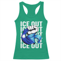 Minnesota Ice Out Racerback Tank Top Anti Ice Movement Protest