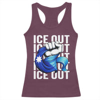 Minnesota Ice Out Racerback Tank Top Anti Ice Movement Protest